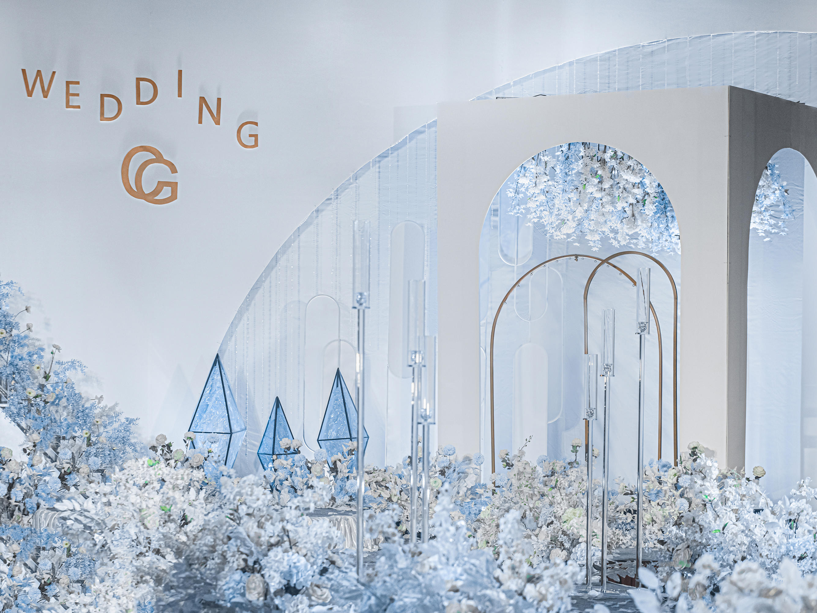 【洛亚皇朝婚礼】清新淡雅蓝