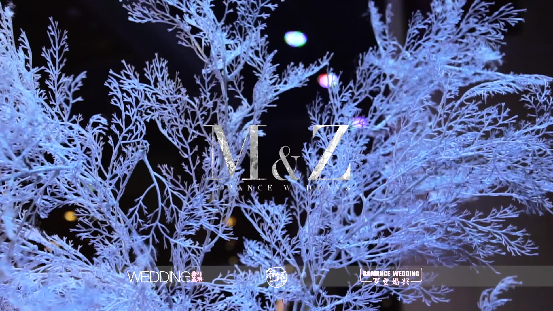 星辰相守雾霾蓝大气简约婚礼