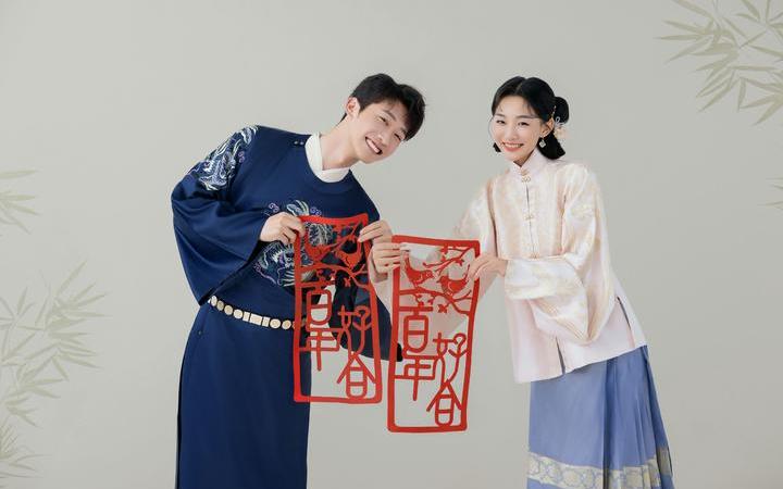 工笔画丨马面裙