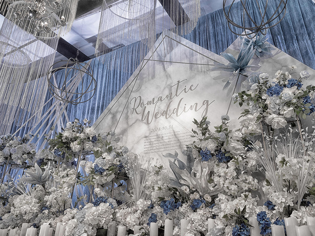 蓝色简约系 最初的本质丨人员+布置A