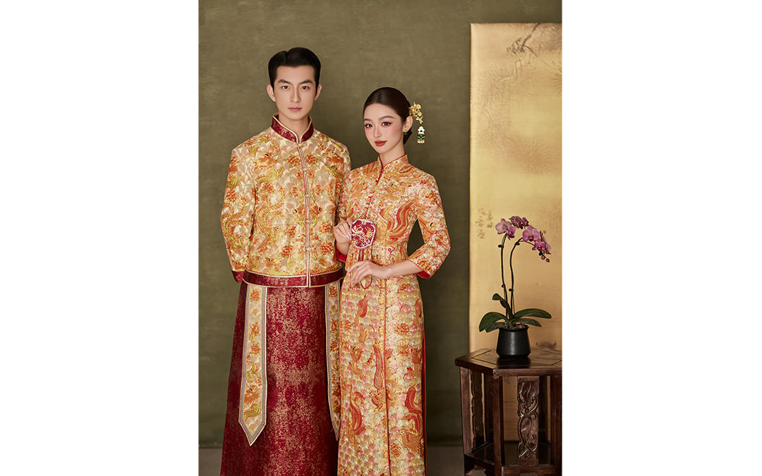 巴黎定制新中式系列<鎏金喜事>