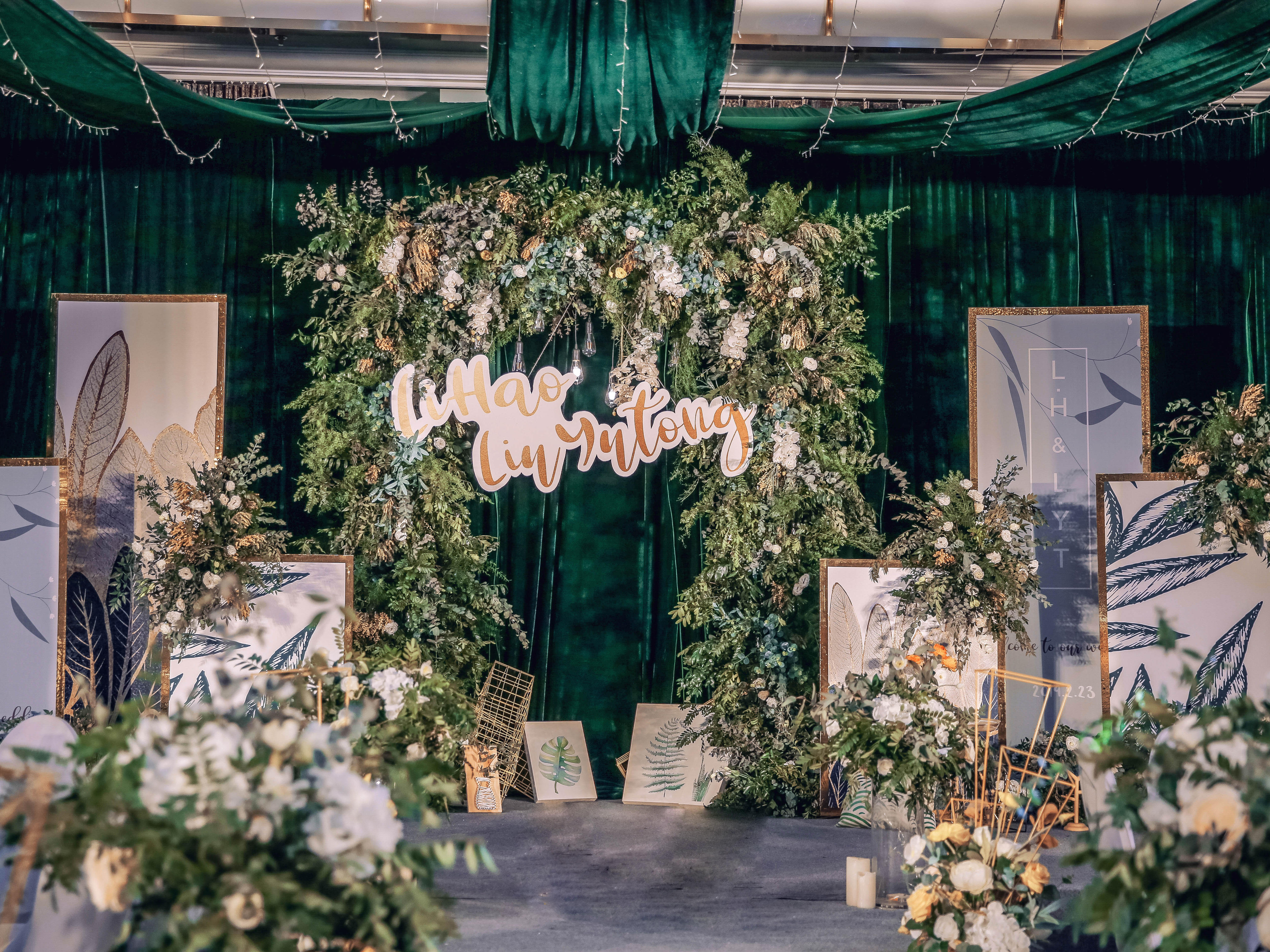 【室内森系风】韩式花艺+定制风格