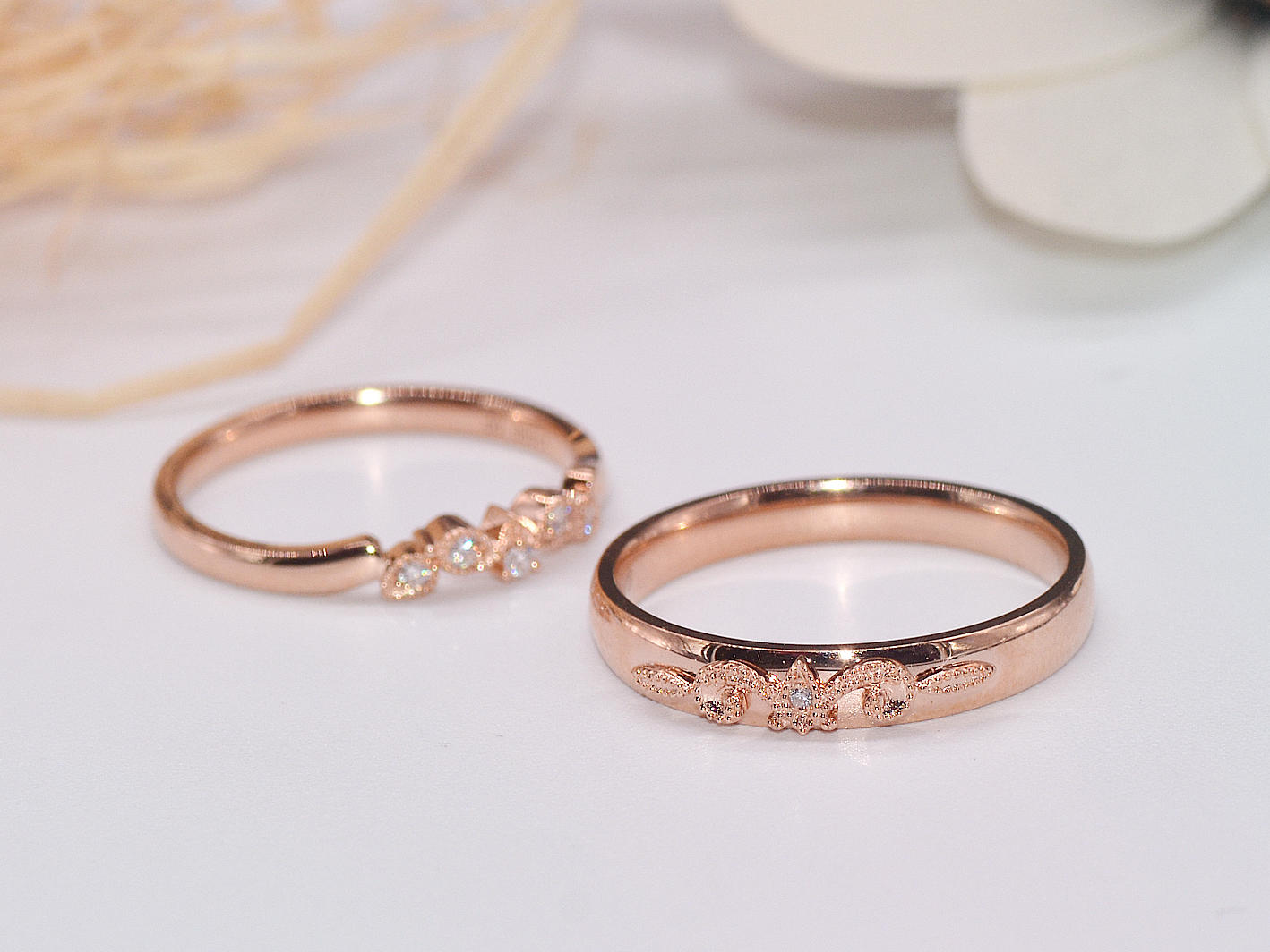 狐狸的夏天|双飞比翼人气婚戒对戒定制