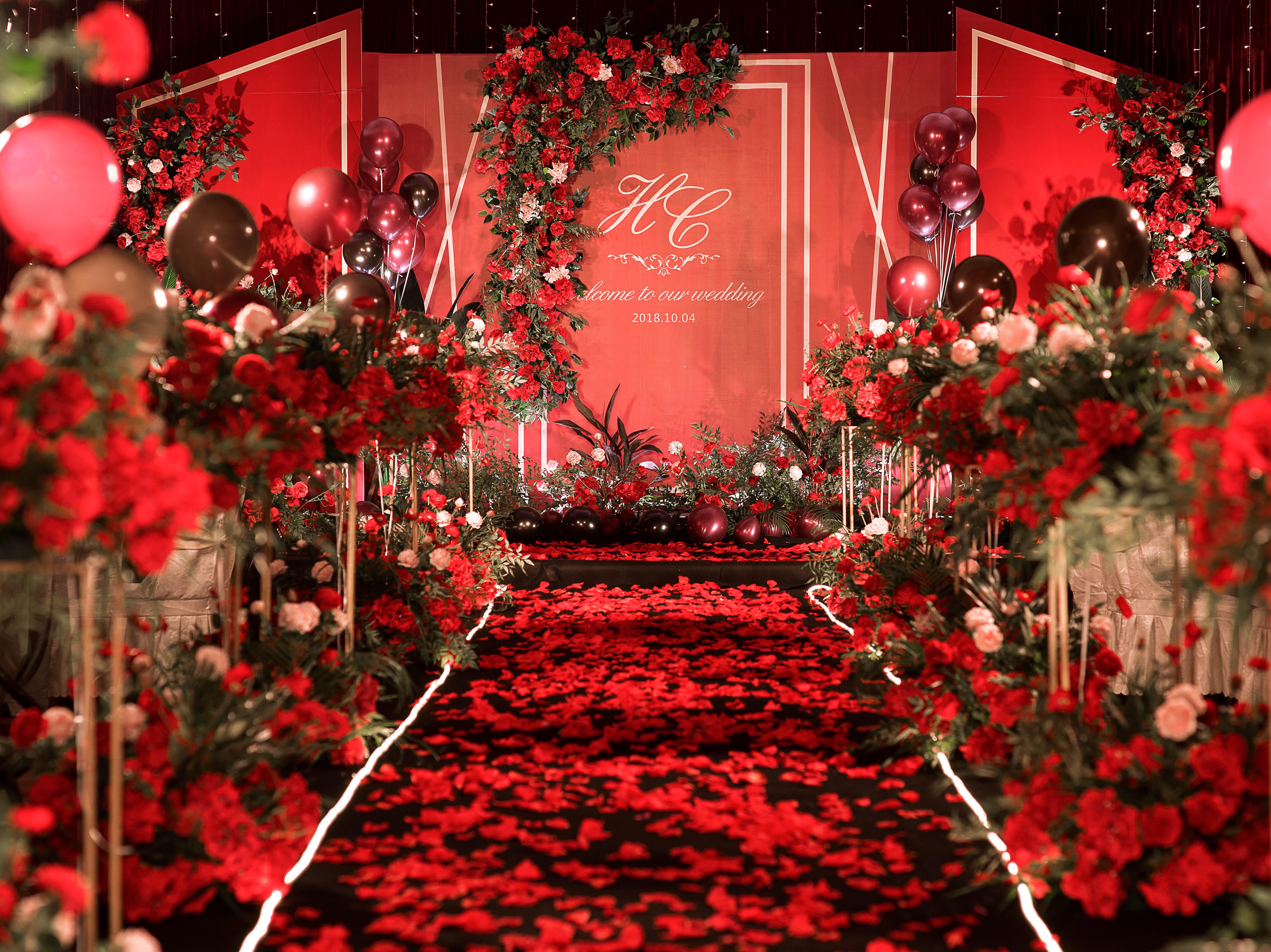 時(shí)光印記婚紗婚慶經(jīng)典紅黑色系列