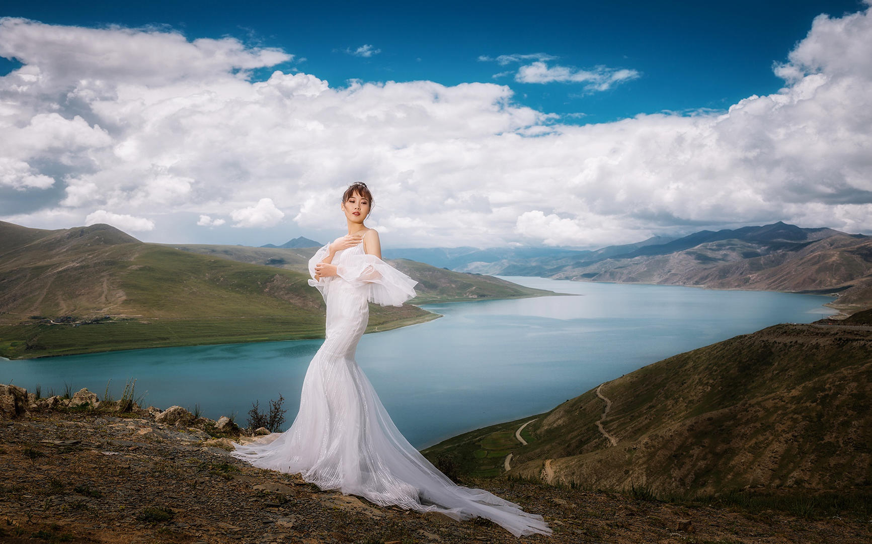  【圣湖 羊卓雍错】同样的婚纱 不一样的匠心