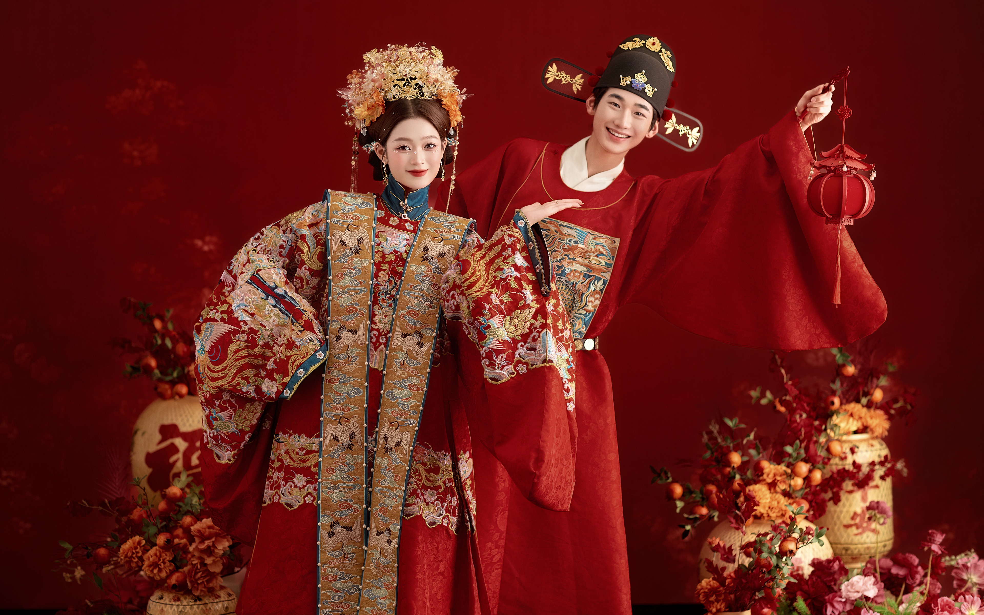 明制大婚经典中式婚纱照