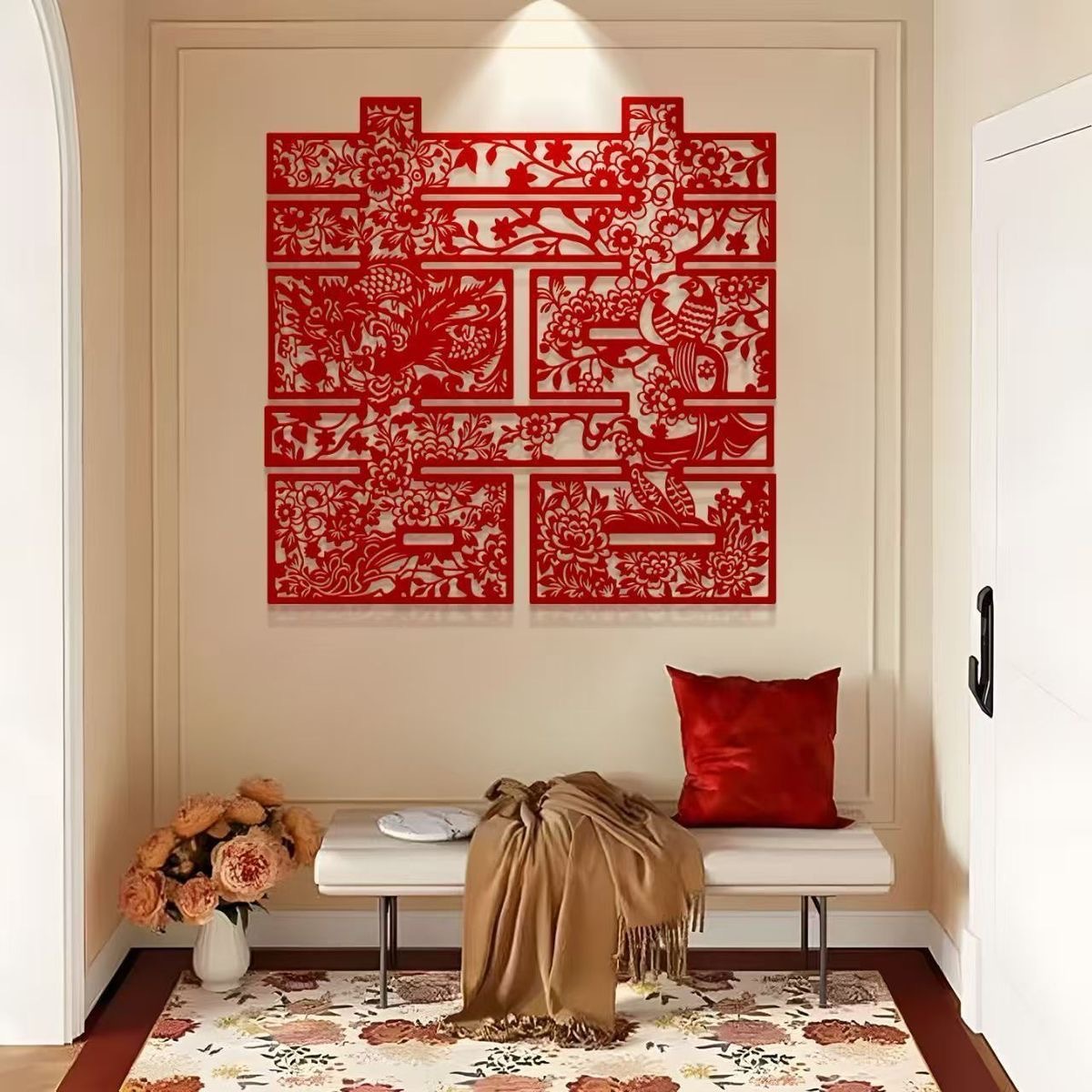 大喜字拍照道具结婚专用囍