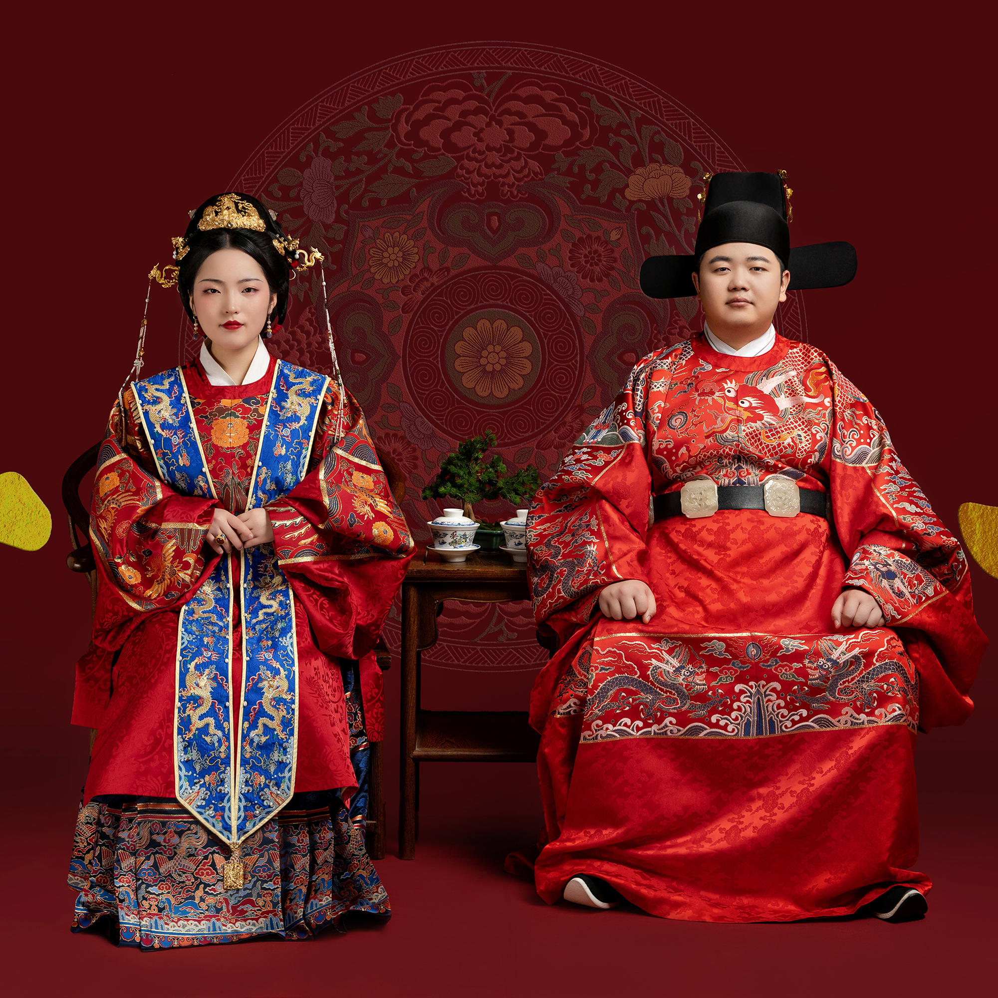 #山有汐国风摄影# 金玉良姻-明
