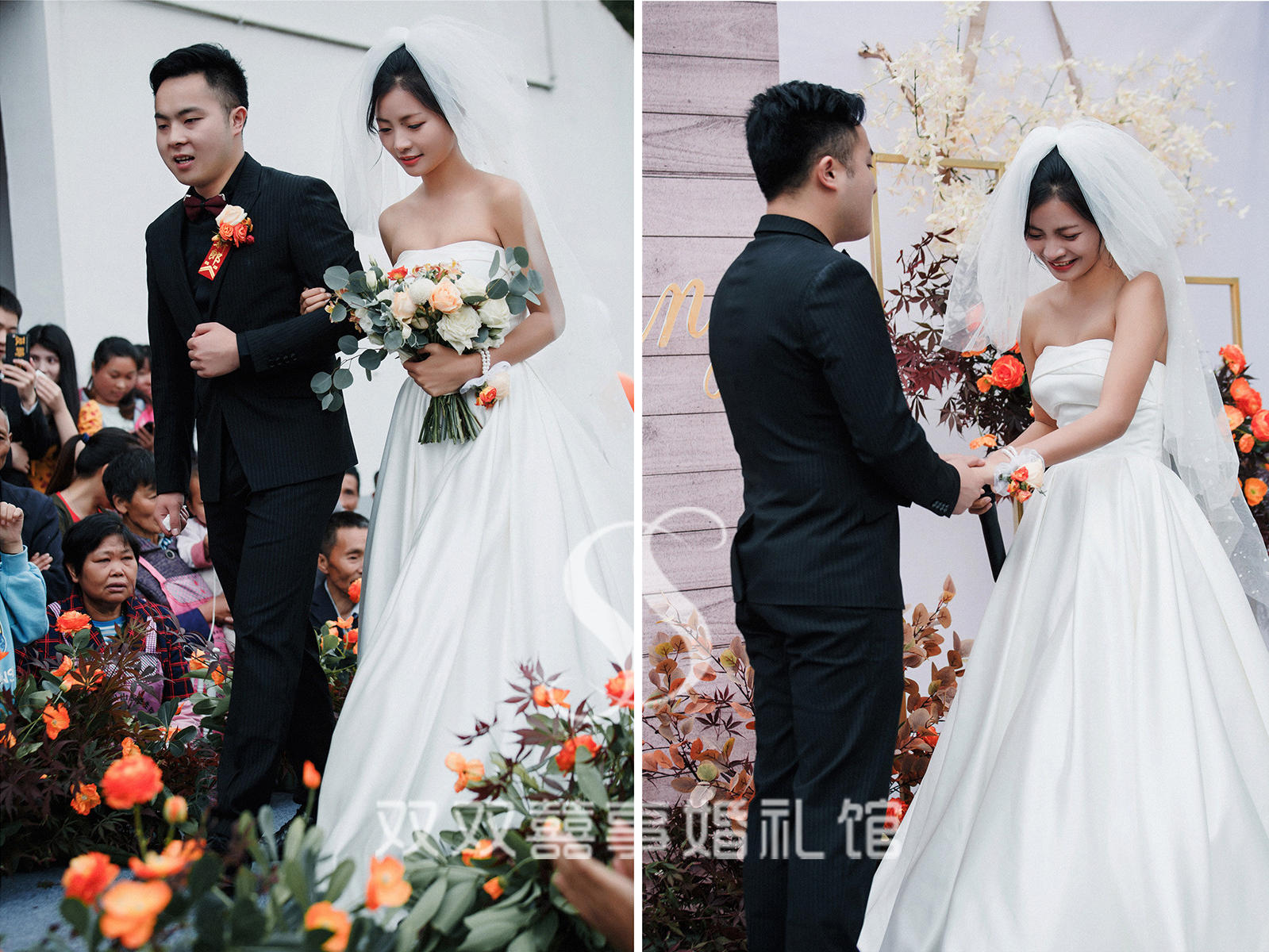 南充仪陇婚庆策划双双囍事婚礼馆户外坝坝宴秋色系