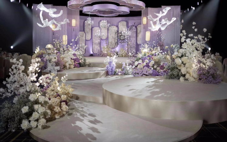 云墨嘉禮策劃｜煙紫色新中式婚禮