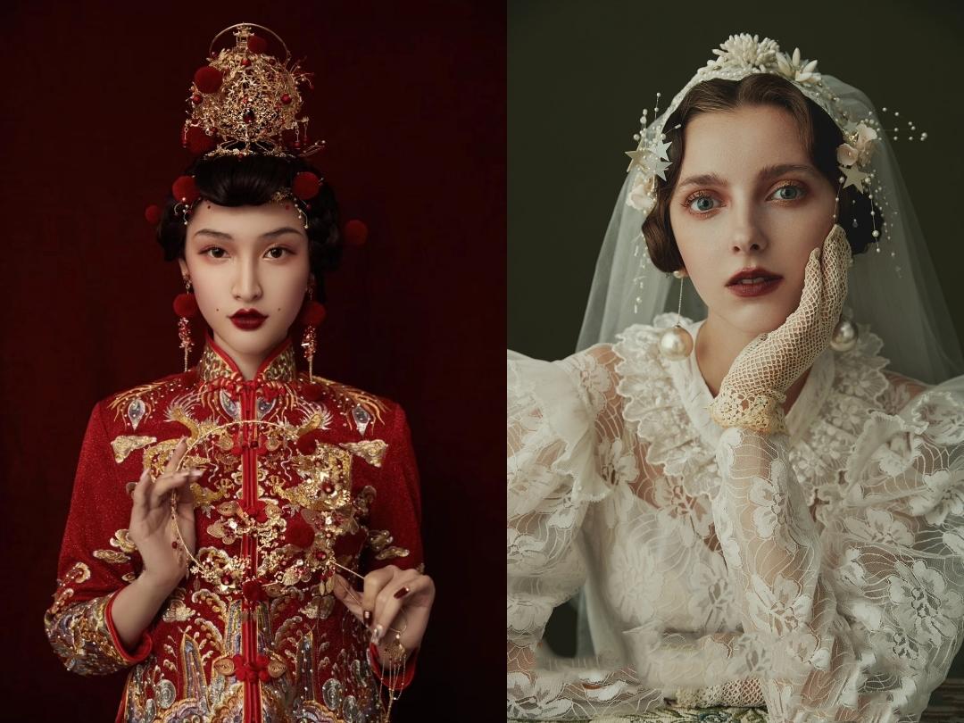 【尚善造型】总监老师全天跟妆3套造型