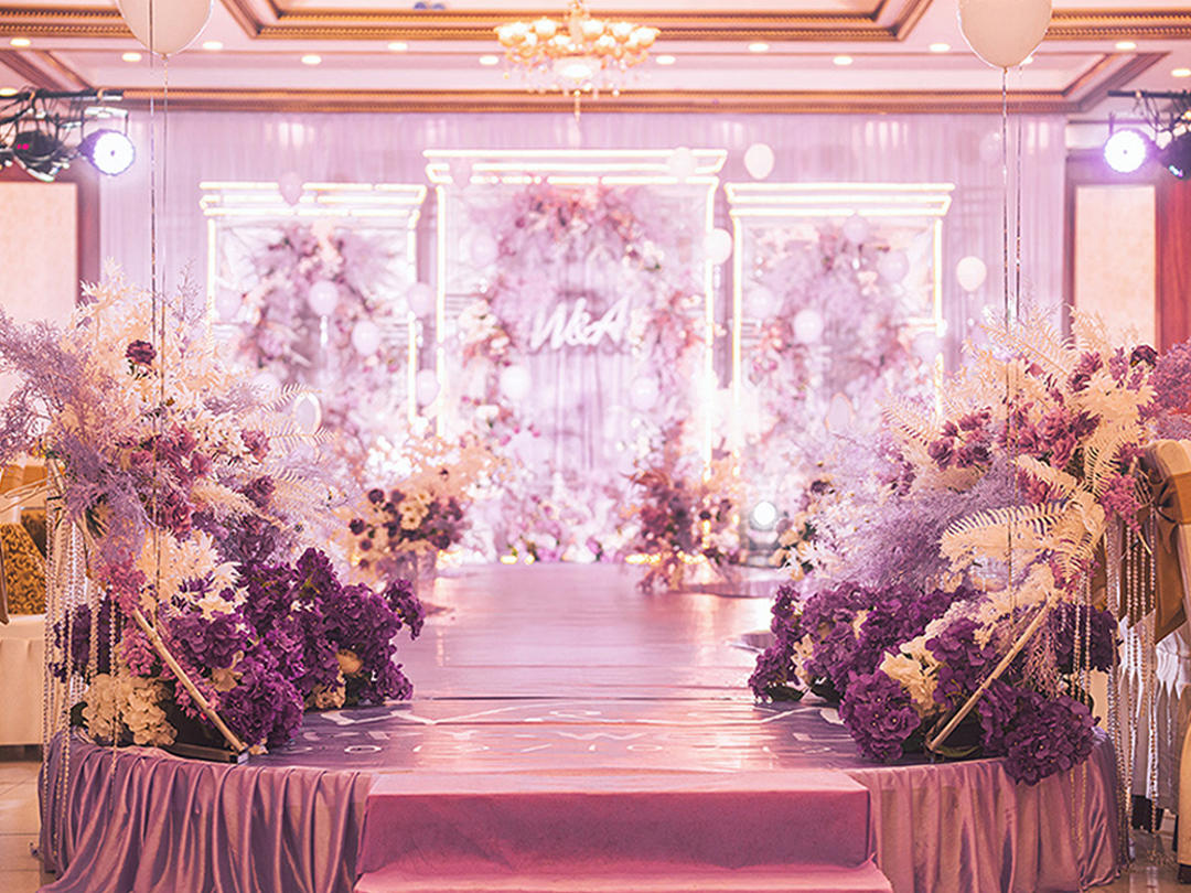 【石家庄Sunny喜铺】梦境花园/紫色系花艺设计