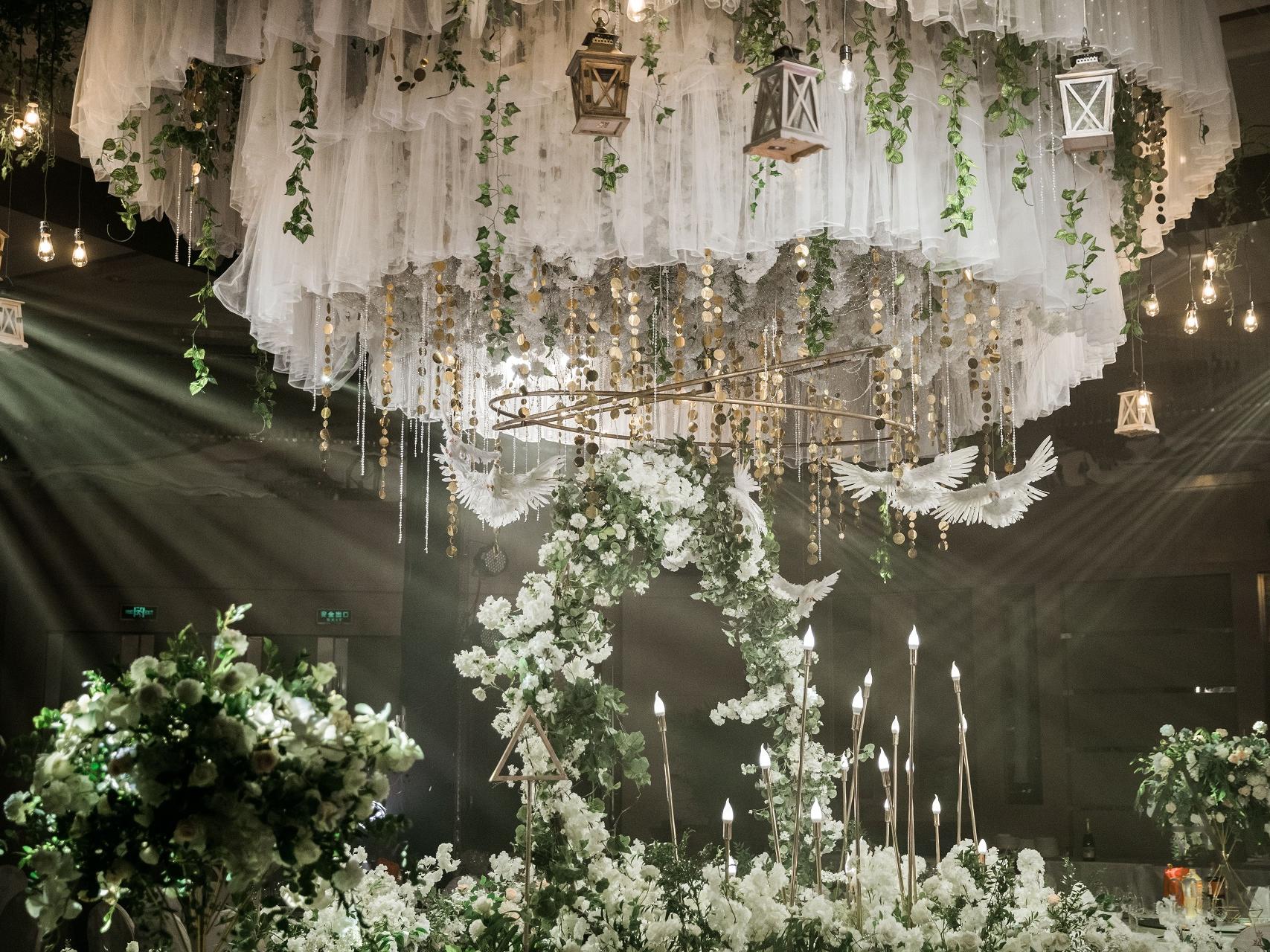 夏日白绿色清新梦幻婚礼【all of love】