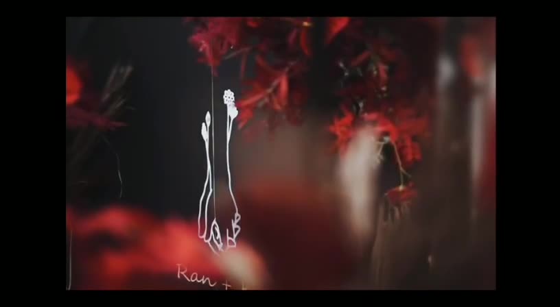 红黑色  户外老家庭园婚礼