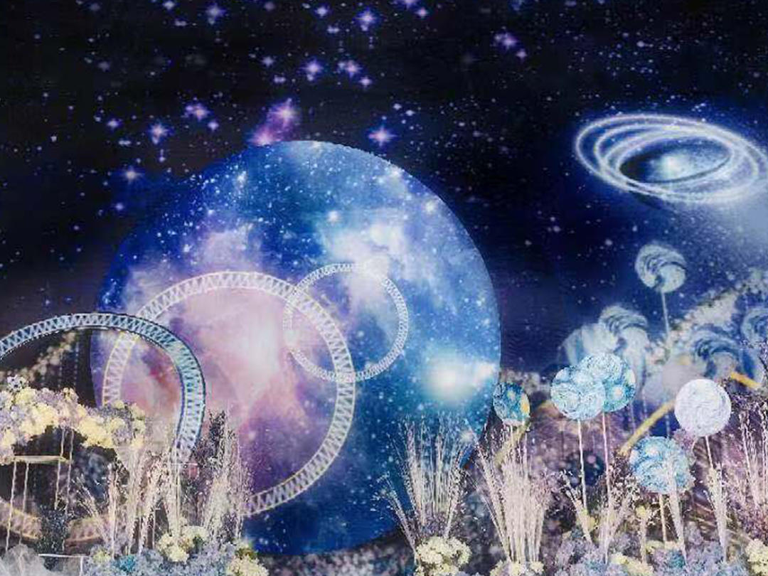 梦幻星空 浪漫前行  灯光效果满分