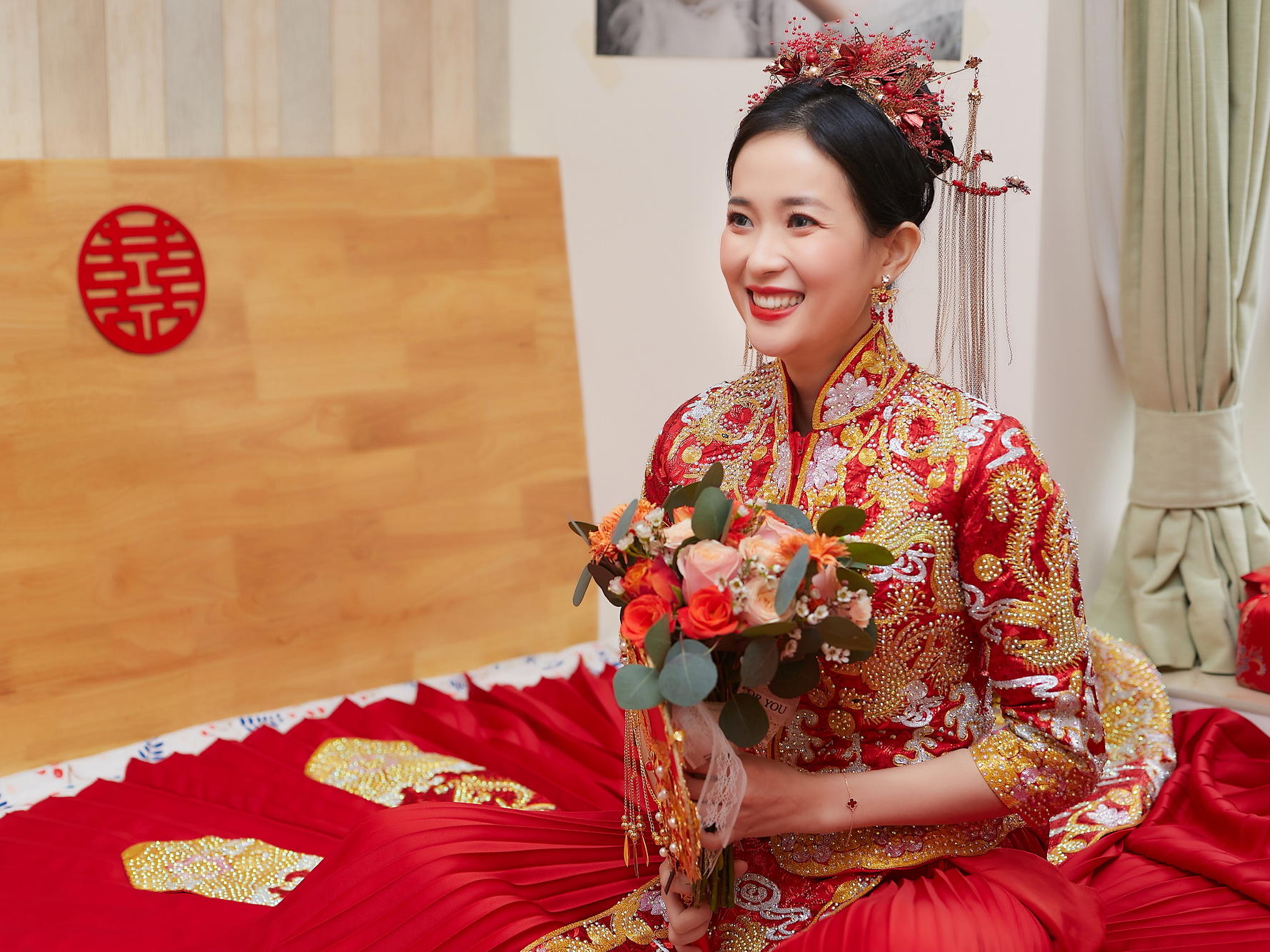 【超高人气值】首席档新娘全程跟妆3妆3造+妈妈妆