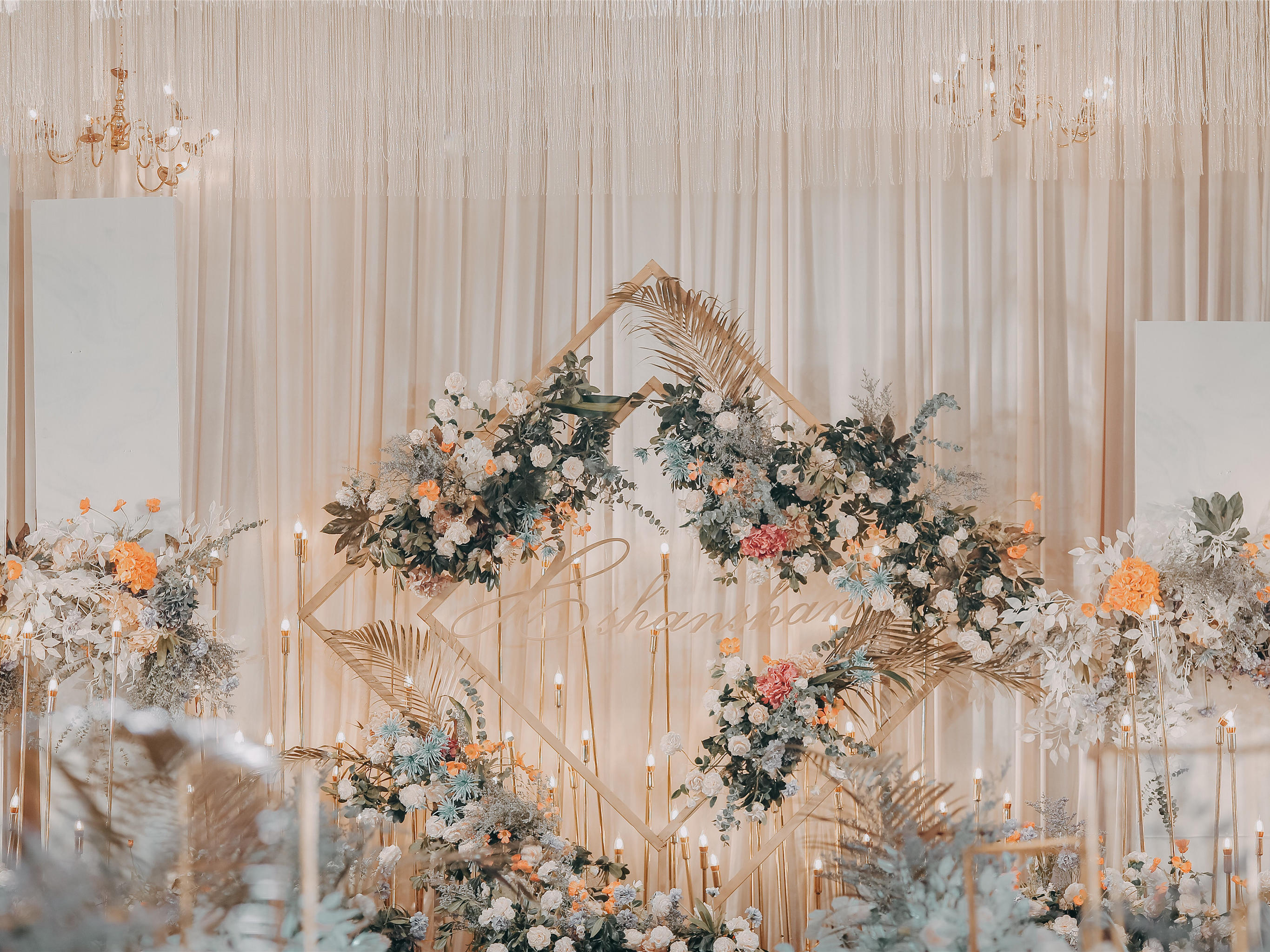 【莫言婚礼】韩式古典粉套系婚礼