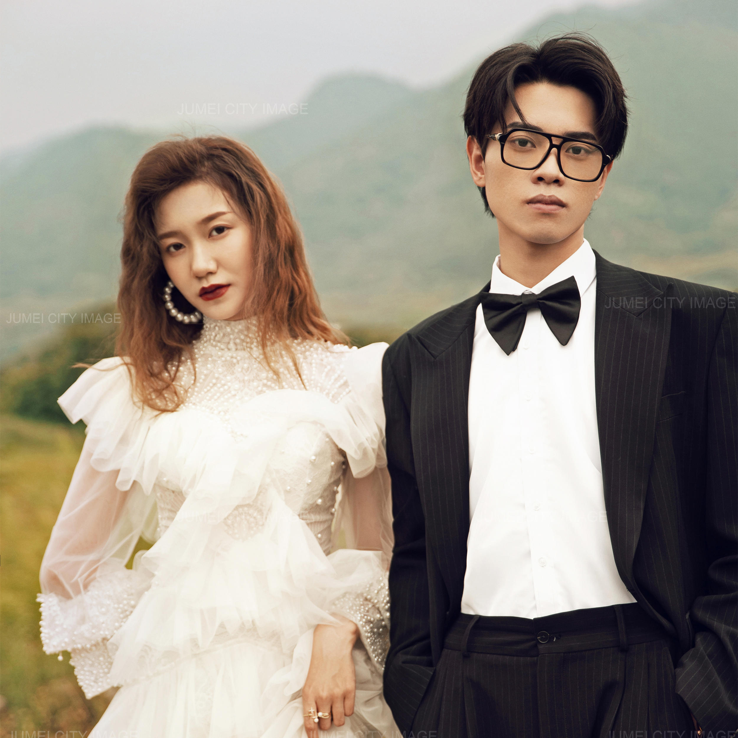 难道没有人喜欢这么美的电影风婚纱照