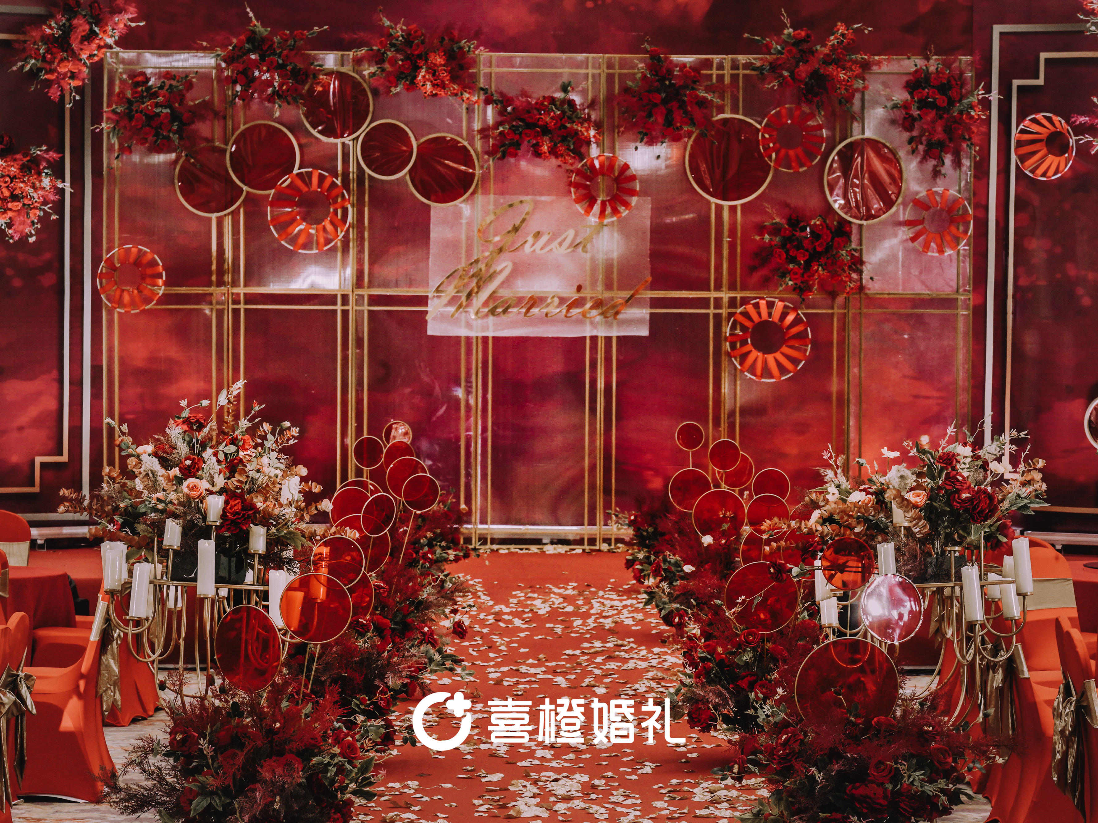 午夜巴黎/红色/金色/复古风