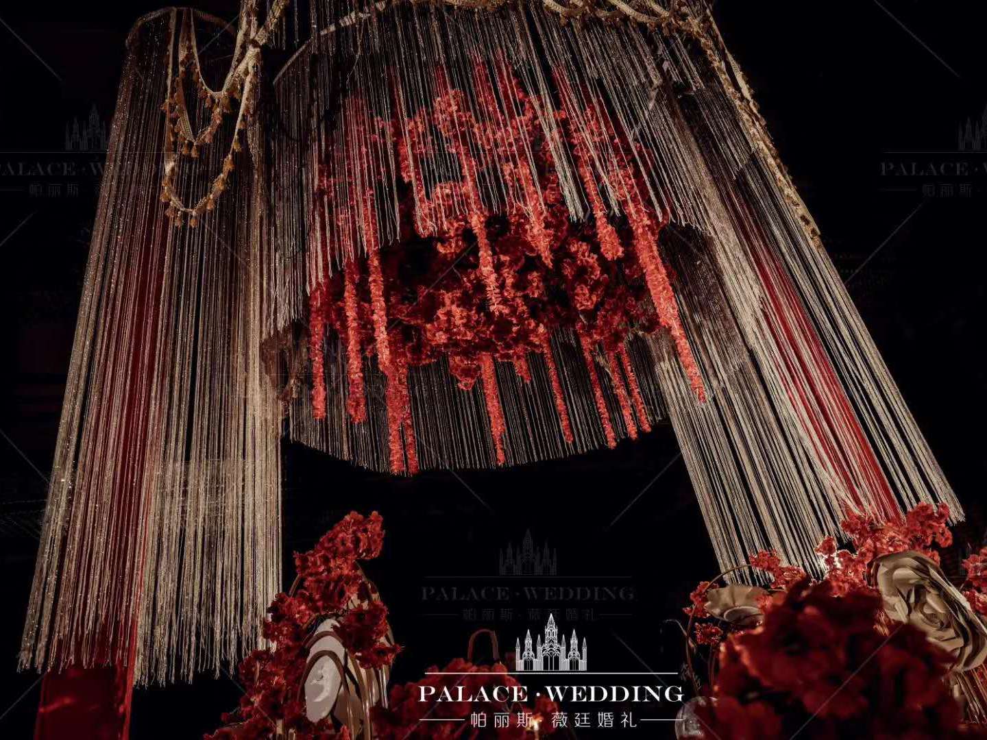 【限时6.8折】欧式巴洛克红金婚礼定制