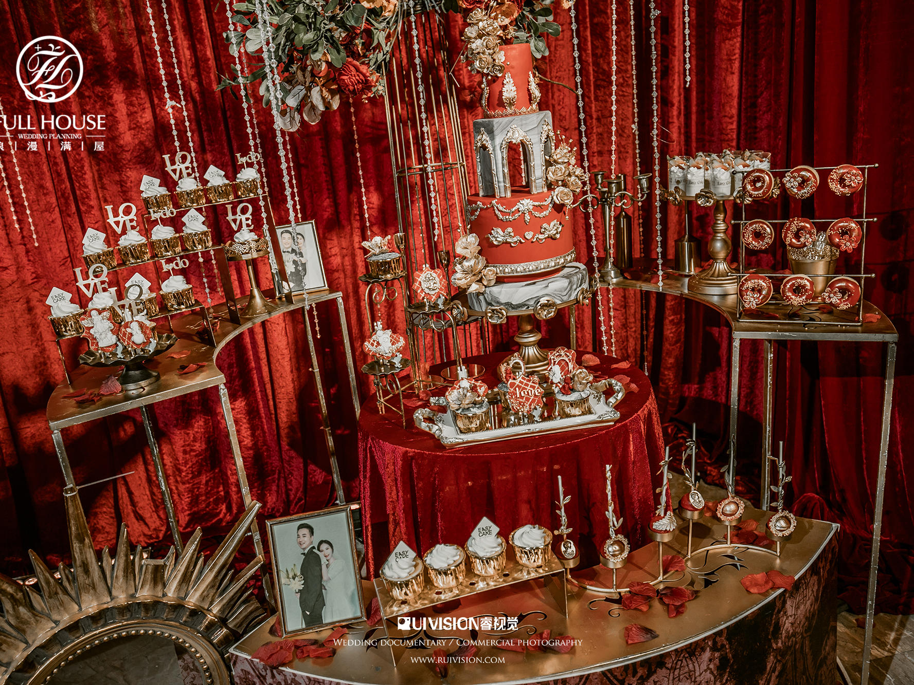 欧式style - 红金搭配