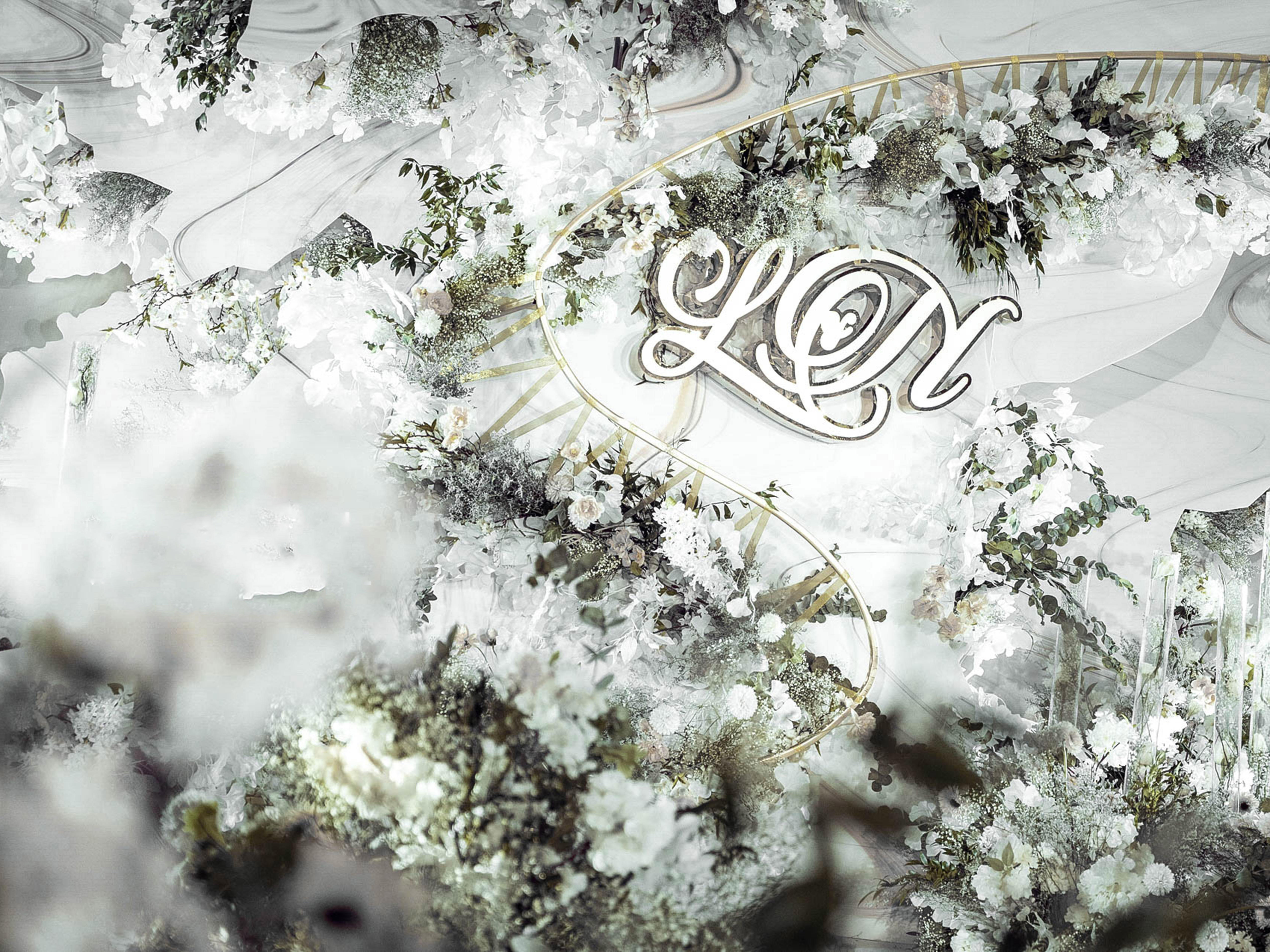 【微波荡漾】白绿色轻奢婚礼