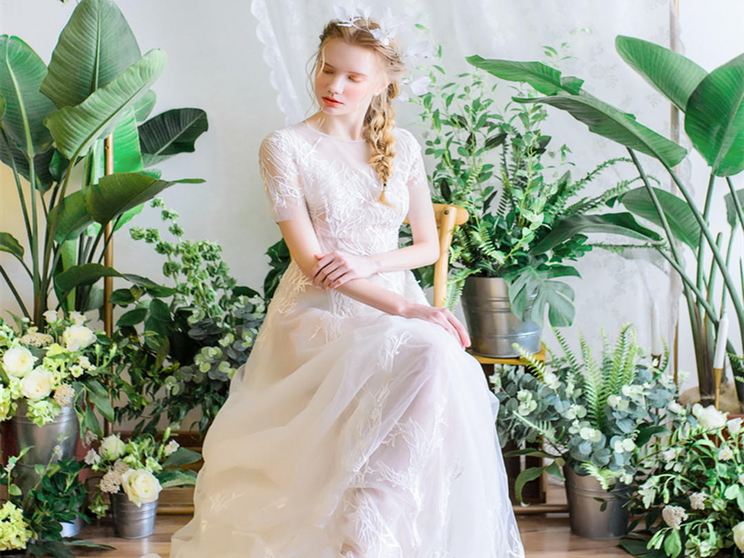 【梦礼人气团购】超甜短袖A摆两件套