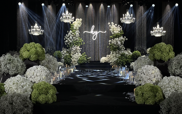 云墨嘉礼策划｜白绿色韩式婚礼