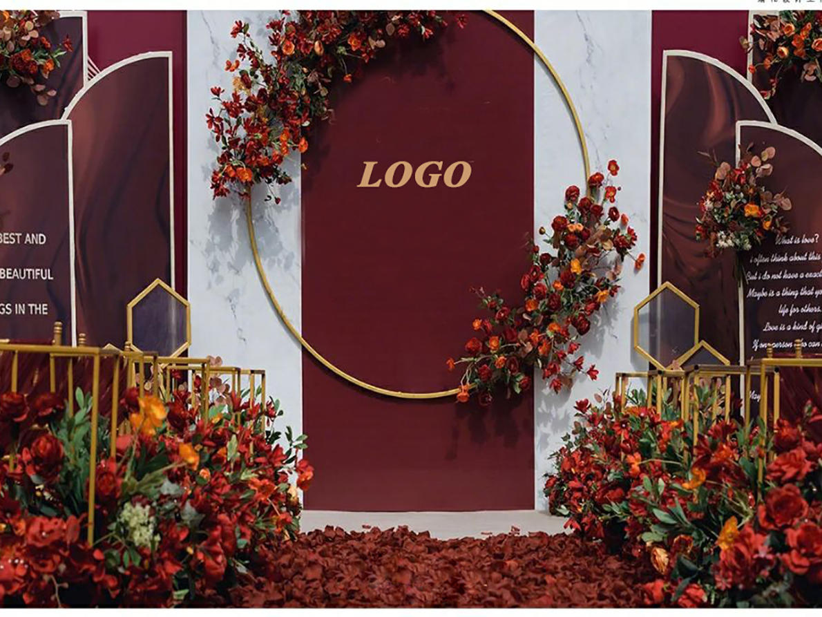  今年大热款 酒红色婚礼