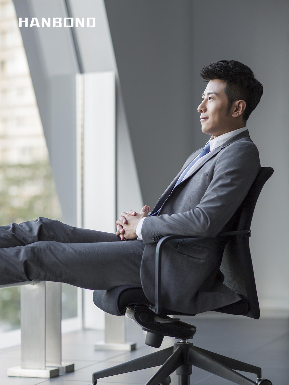 【匠心定制】韩版会议婚礼休闲新郎西服四件套 