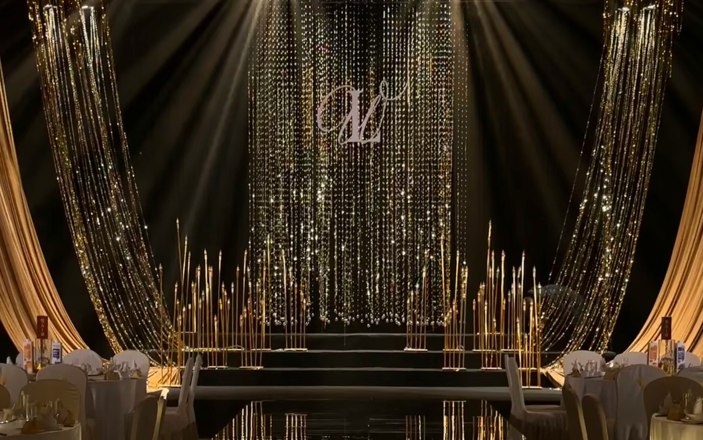 【海派婚礼】小众高级黑金水晶婚礼