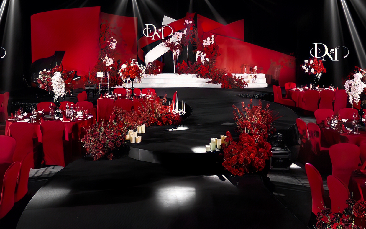 红红火火氛围感中国红 婚礼热闹喜庆