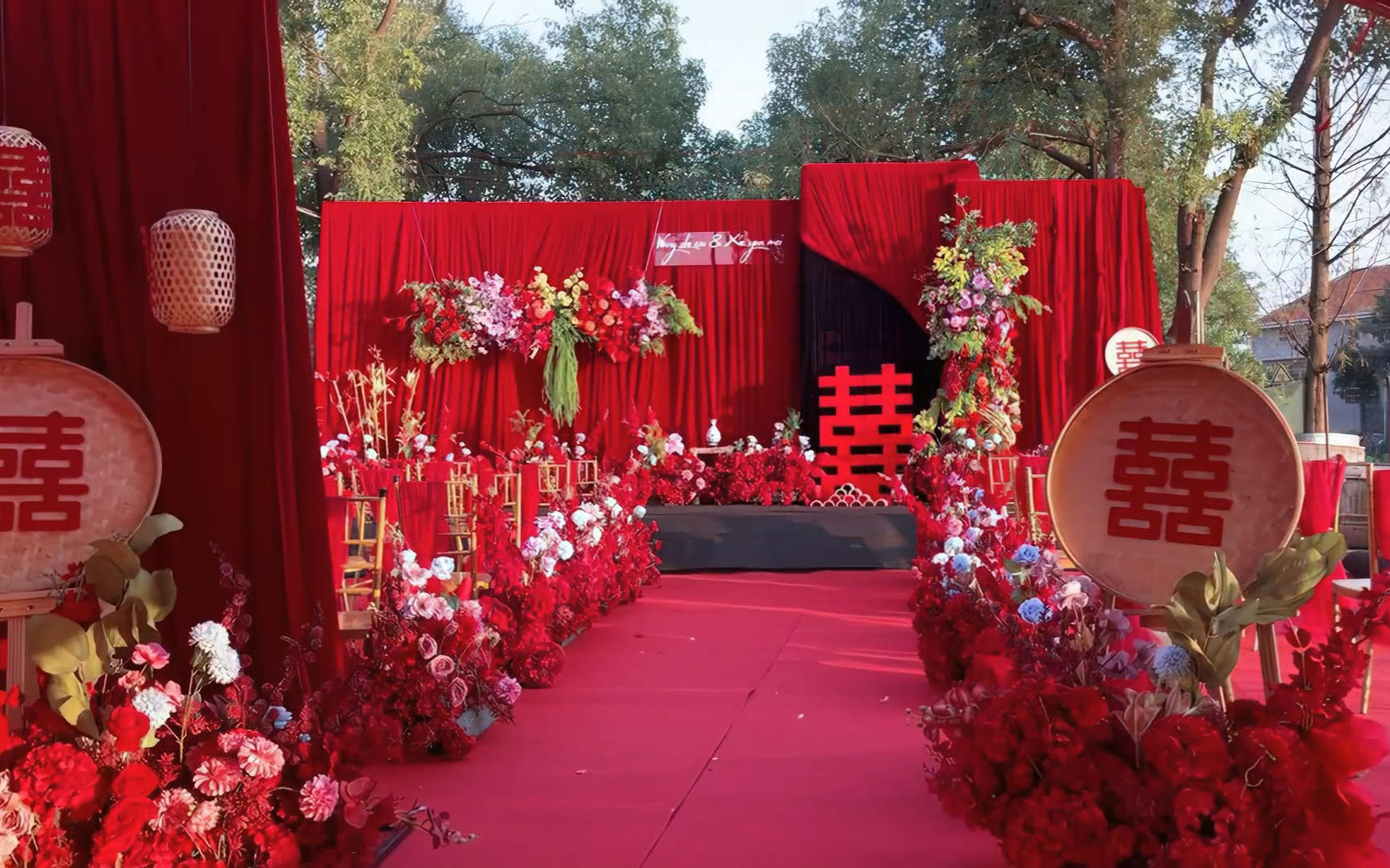 鄉(xiāng)野紅妝，喜慶淳樸的婚禮風尚