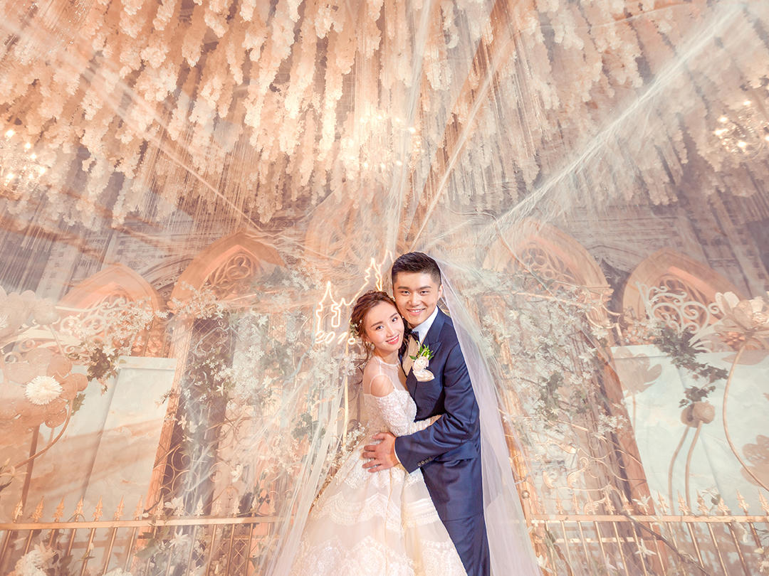 璀璨丨DreamPark·唯美创意香槟色欧式婚礼