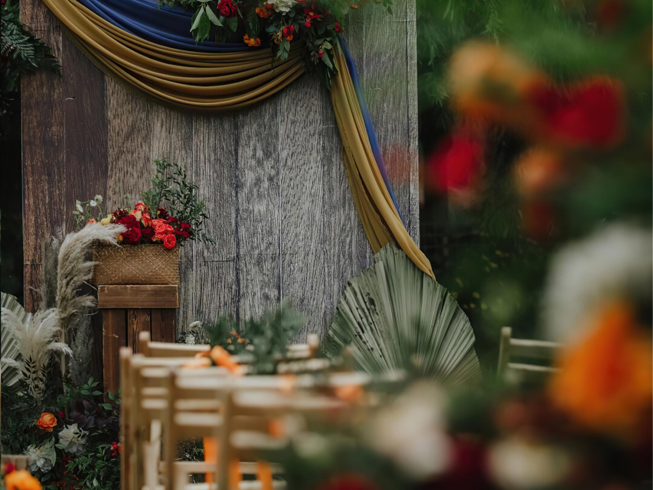 森系复古小清新户外浪漫婚礼