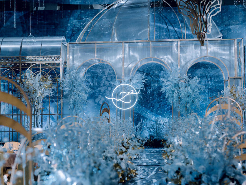 大爱婚礼 蓝色星空风 女神之选 超高人气