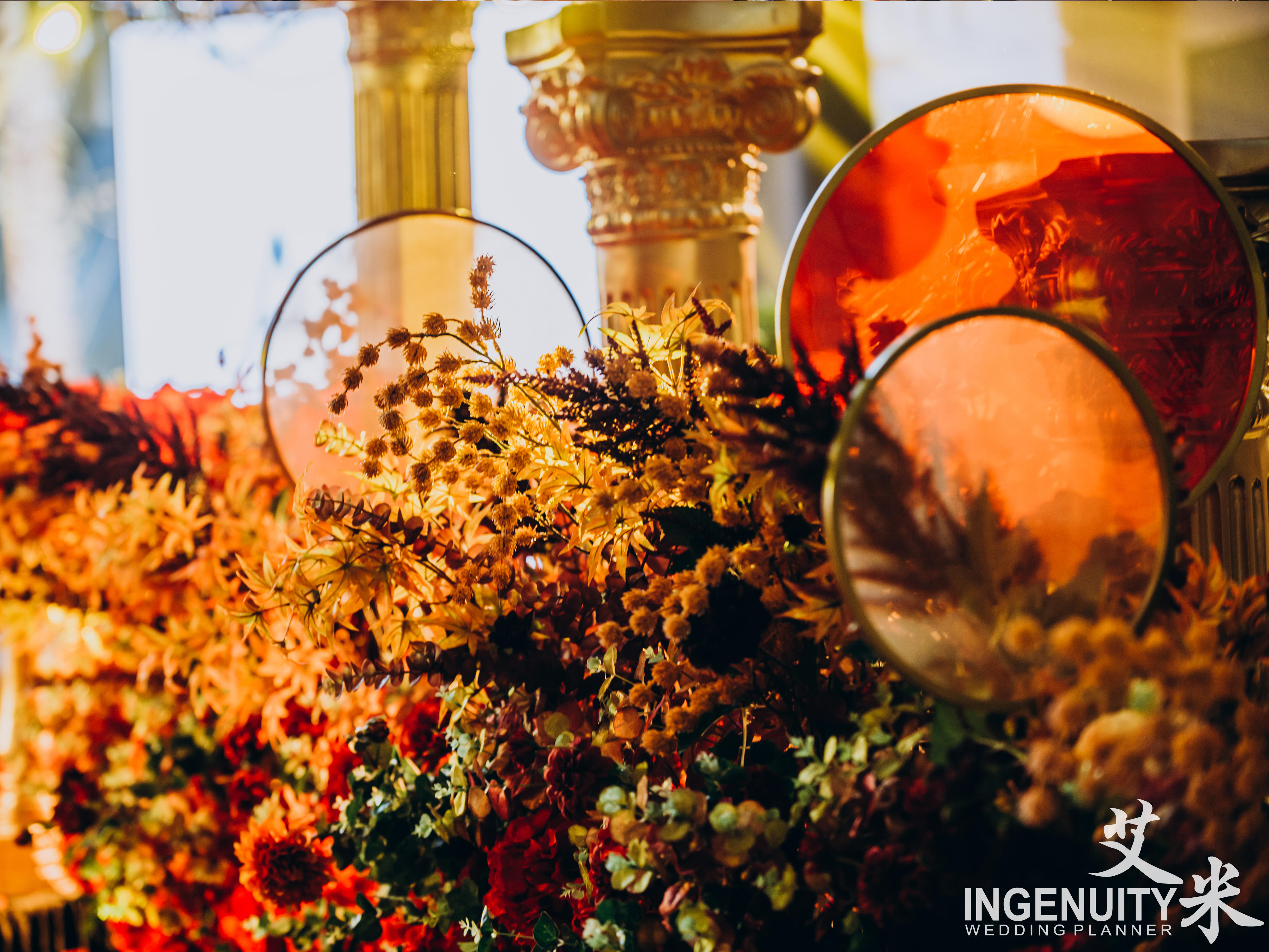 奢华红金质感系红搭配优雅金，柔美高雅