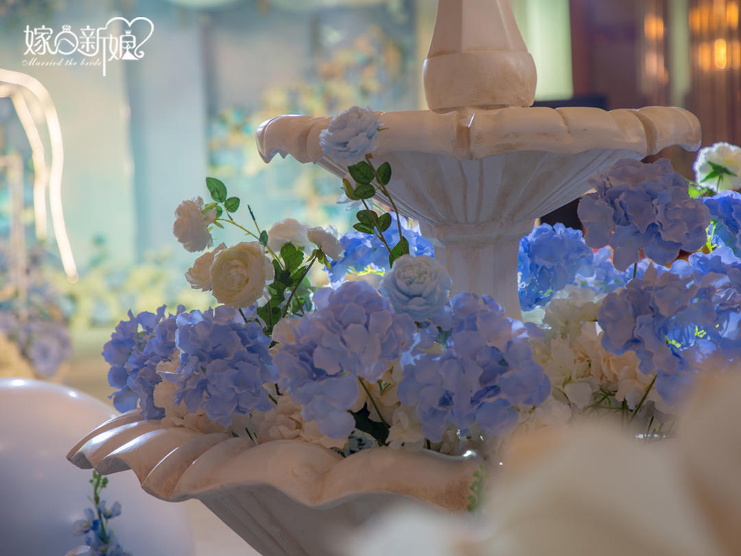 【嫁日新娘婚礼】轻奢定制婚礼-白蓝色主题婚礼