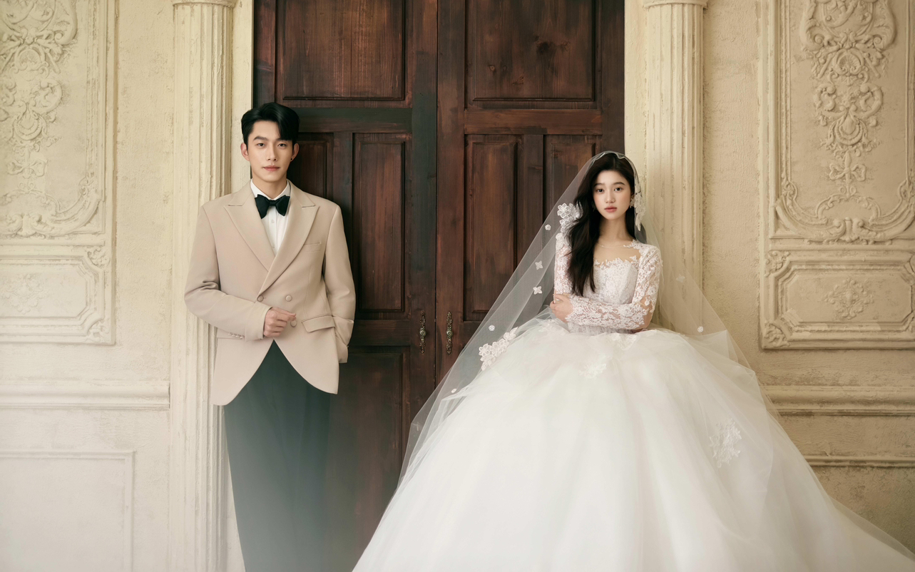 复古光影婚纱照｜这才是公主出嫁的样子