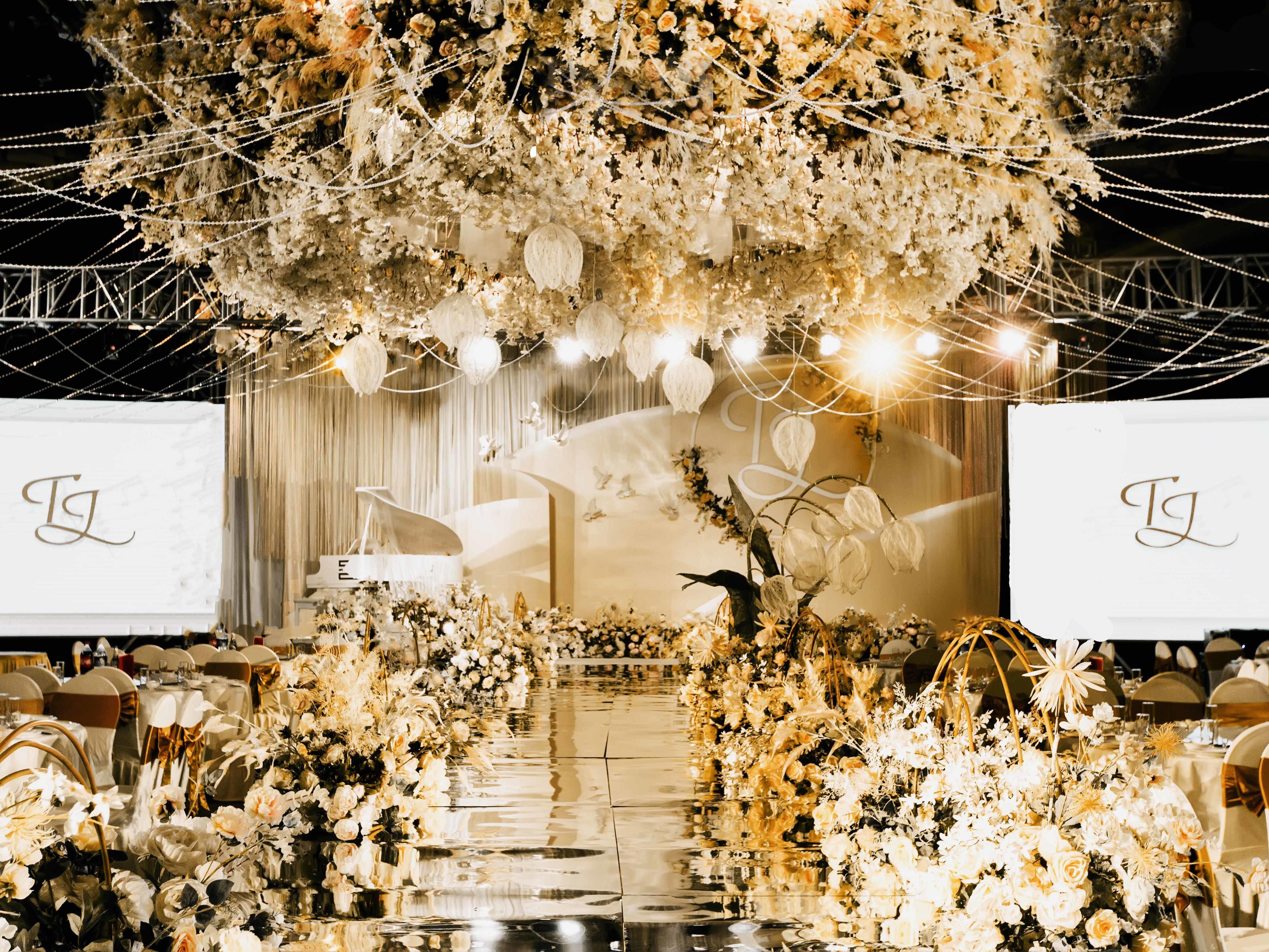 【Design木朵】全套灯光轻奢大气唯美香槟色