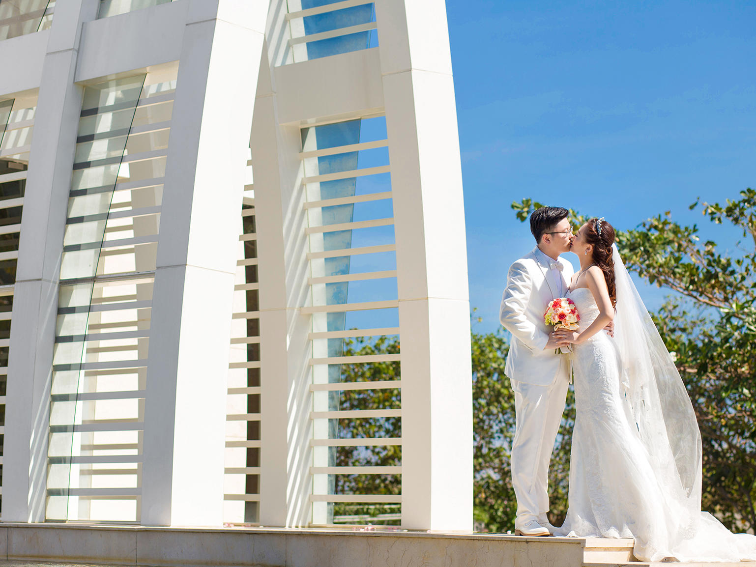 巴厘岛-丽兹卡尔顿教堂-乐惟海外婚礼