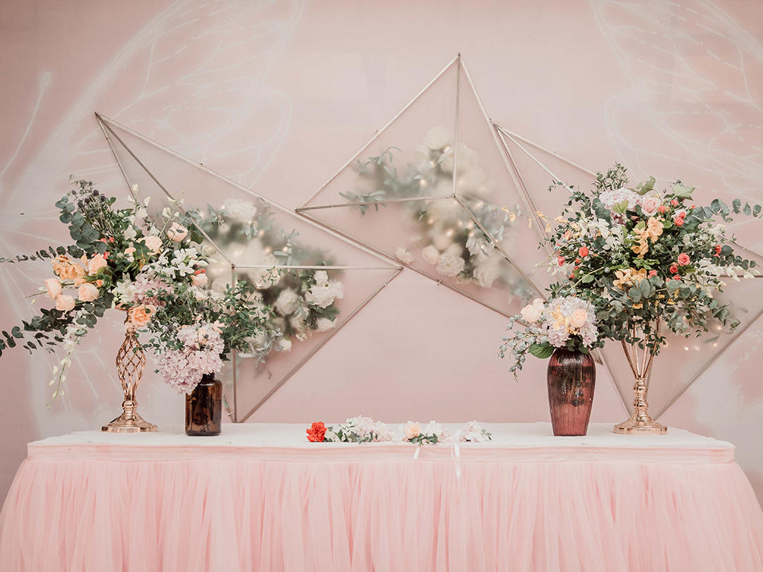 婚礼爆款色系-梦幻粉调