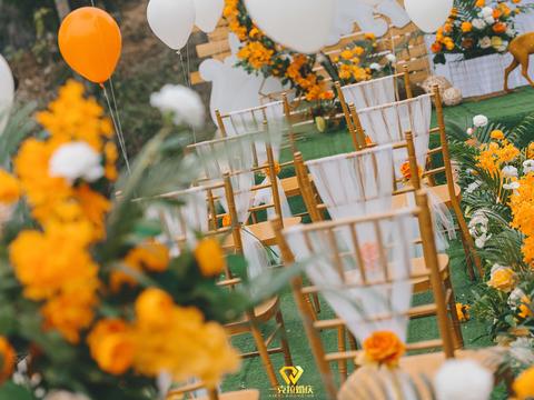 一克拉婚庆 户外婚礼阳光系列橙色森林风
