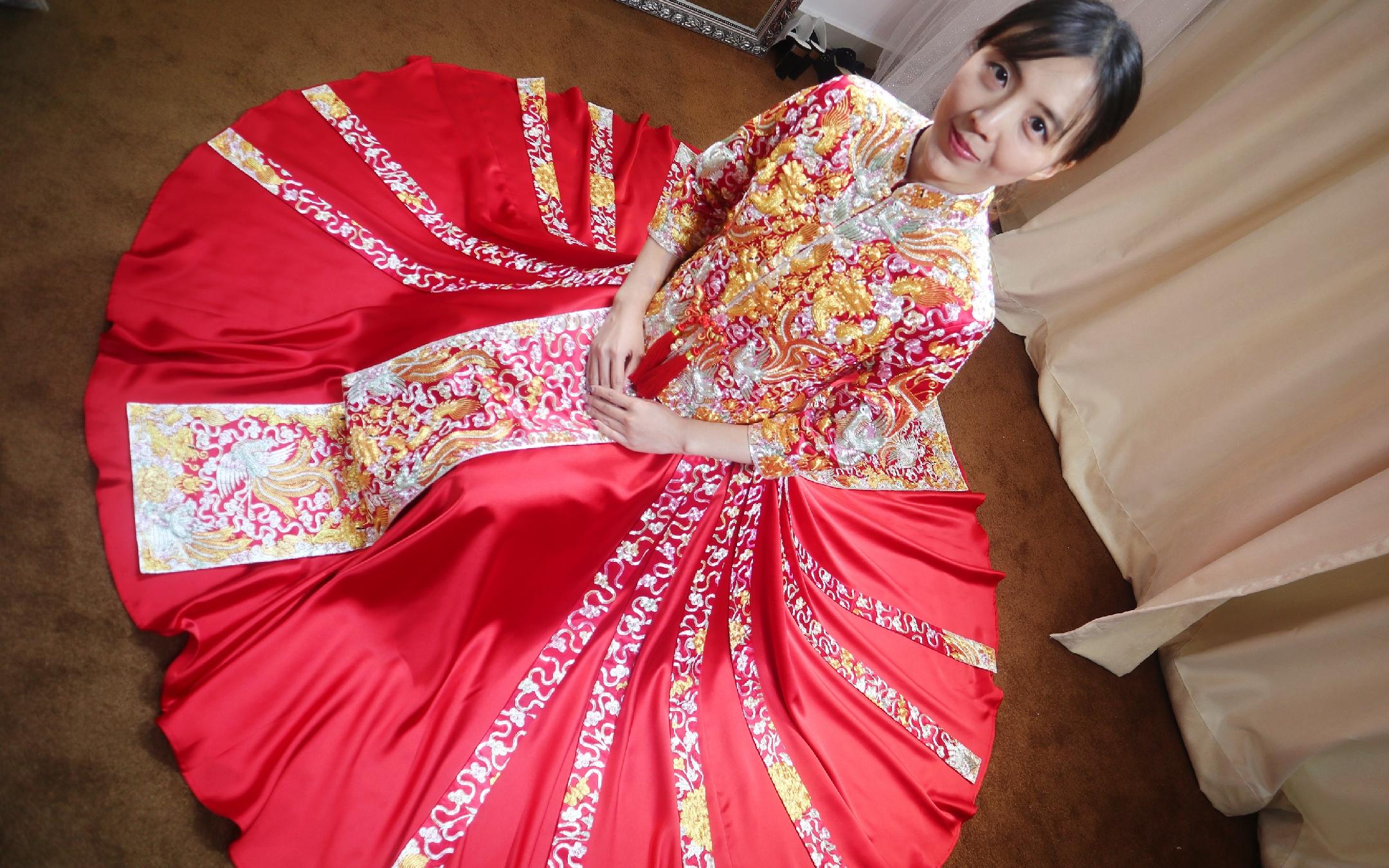 【御禧裙褂】 2019新款大五福改良款