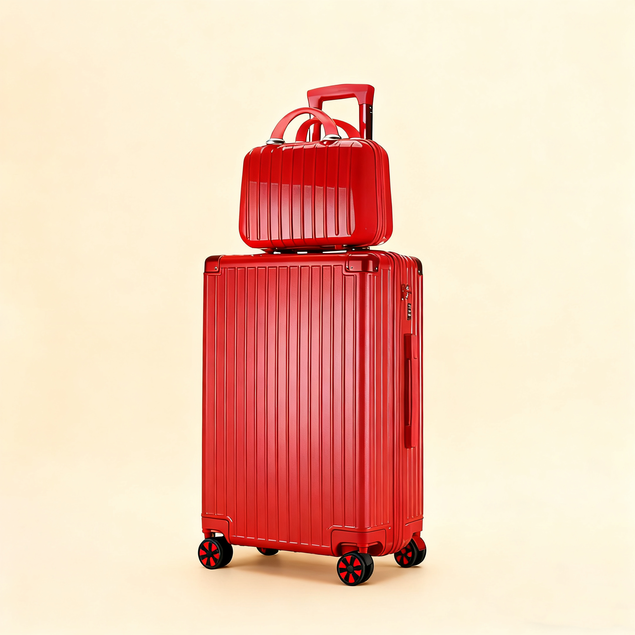 【買大送小】全新升級嫁妝陪嫁行李箱陪嫁箱子