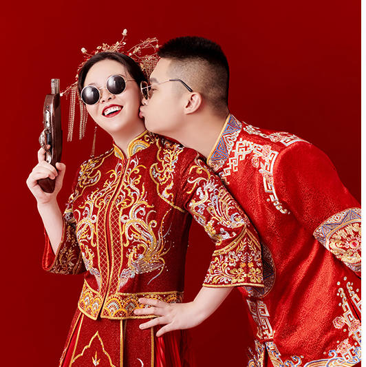 【后古原片客照欣赏】中式婚纱照/喜庆/搞怪