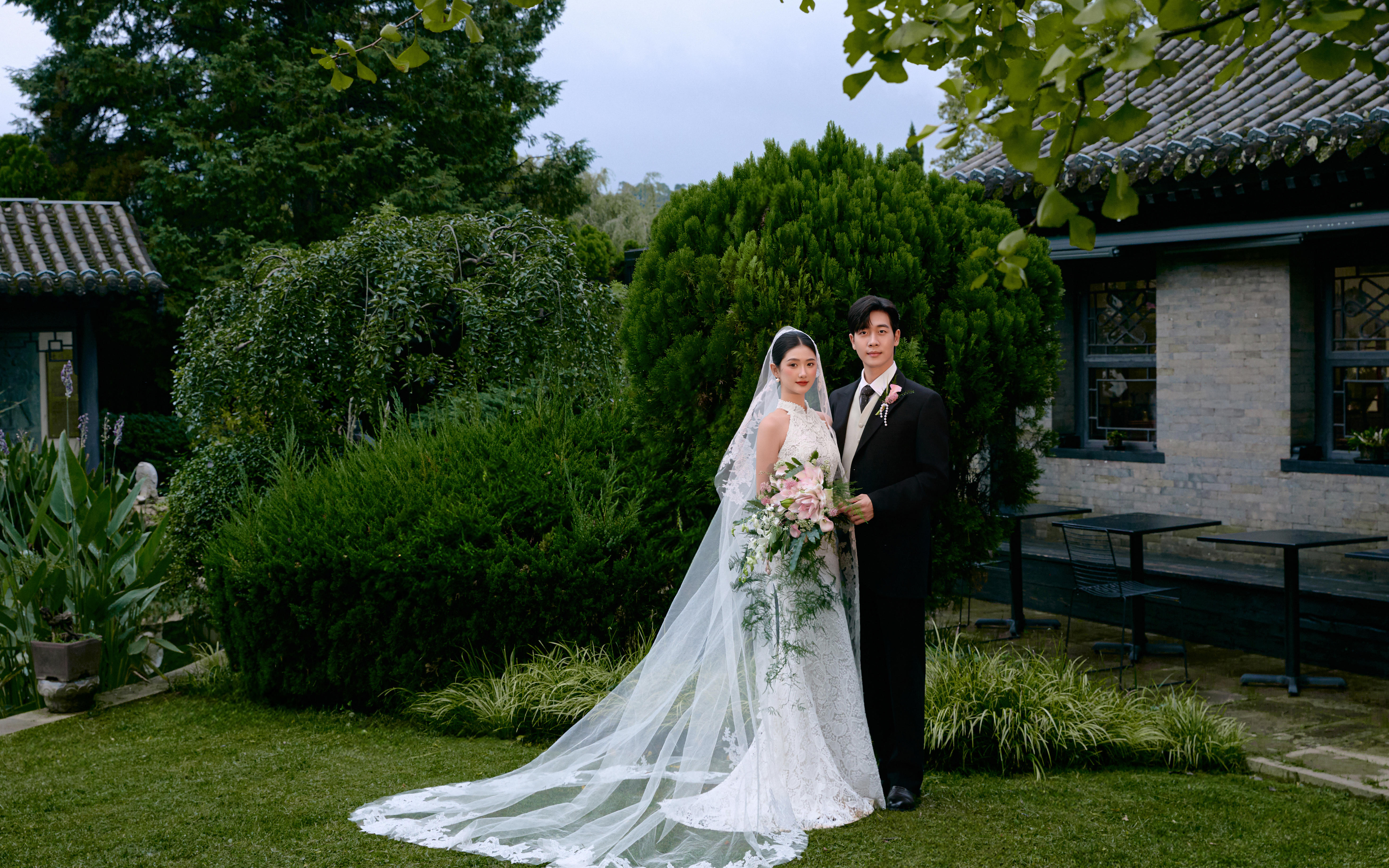 ??被夸爆的園林婚紗照