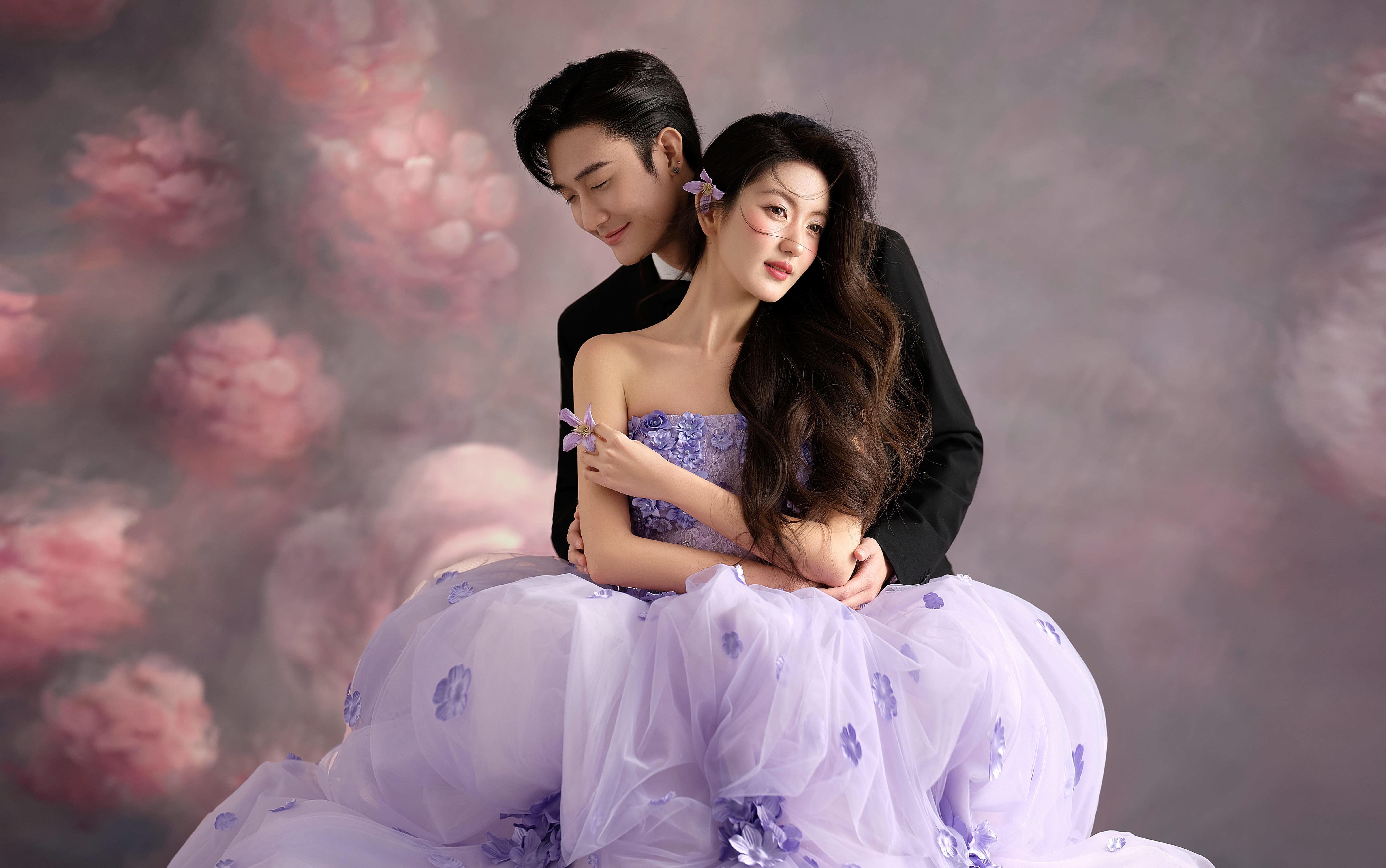 【D視覺攝影】把莫奈的紫色花海穿在身上，油畫感