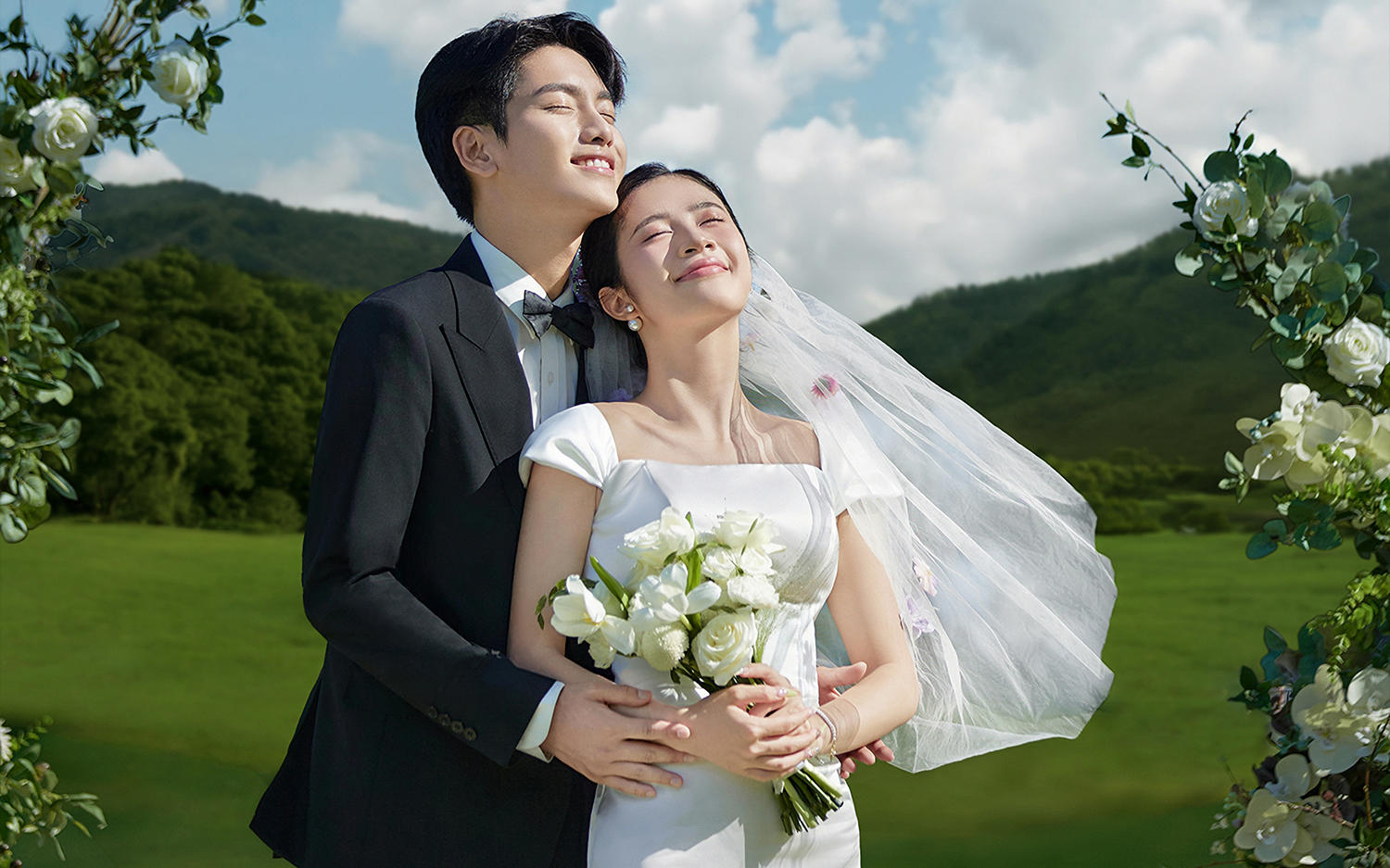 【法式印象】普通女孩也能拍的清新🌴草森系婚纱照