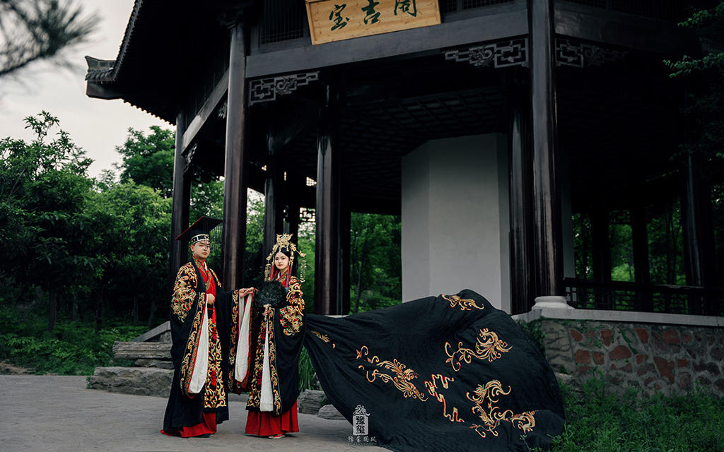 豫玺国风|周制婚服端庄贵气